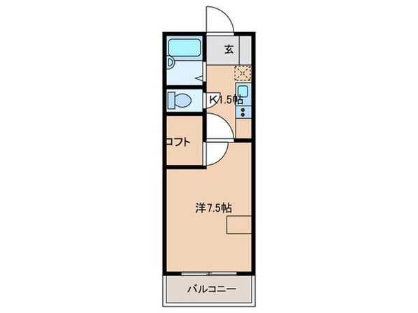 エクセレント豆田町の物件間取画像